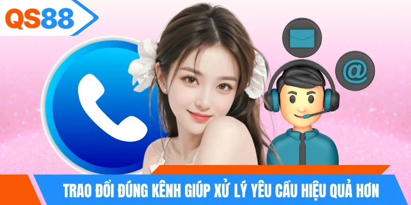 Trao đổi đúng kênh giúp xử lý yêu cầu hiệu quả hơn Trao đổi đúng kênh giúp xử lý yêu cầu hiệu quả hơn
